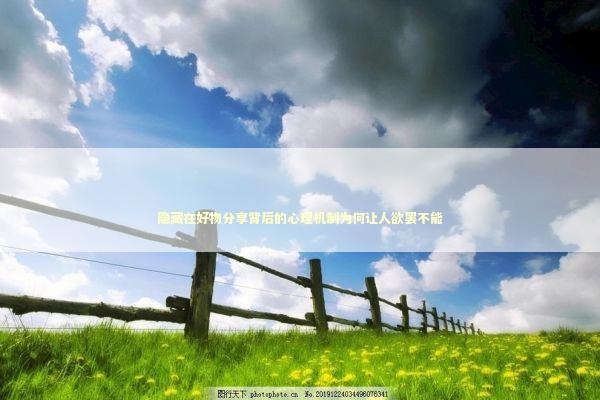 隐藏在好物分享背后的心理机制为何让人欲罢不能 企业服务